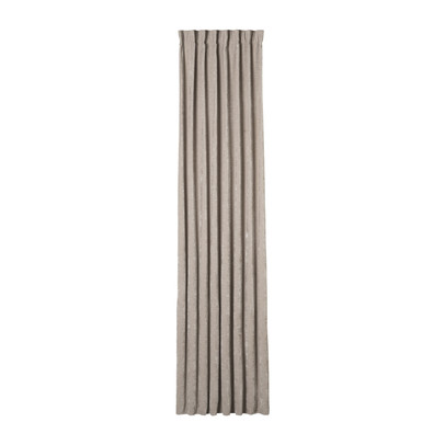 Gordijn chenille – beige – 140×250 cm